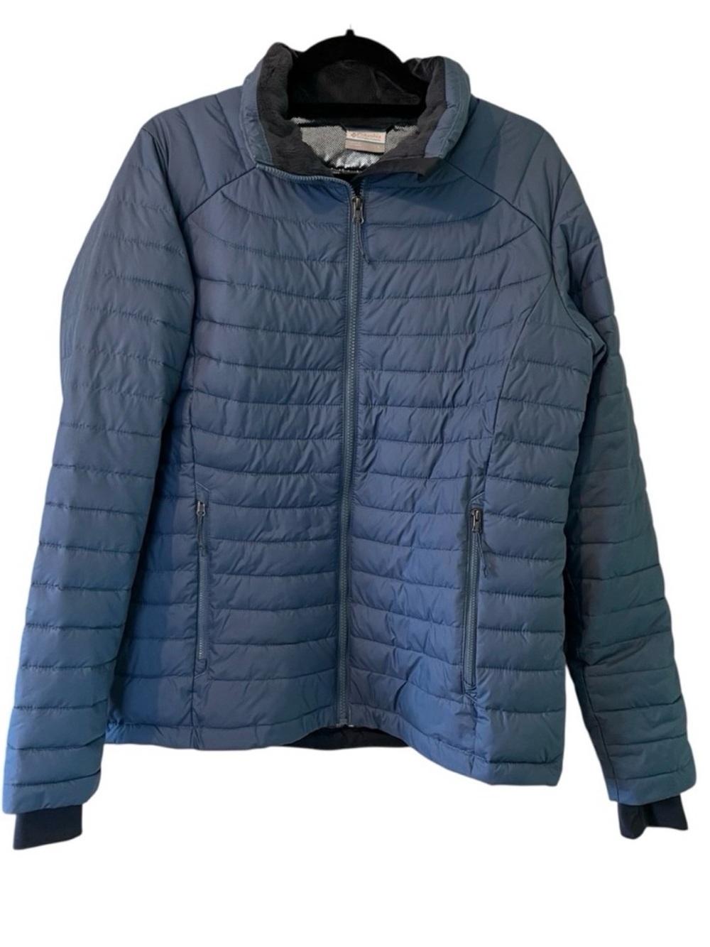 Columbia Women's Powder Lite Puffer Jacket Blue Size Large